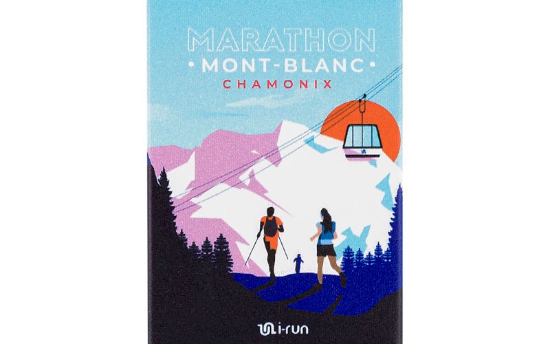 i-run.fr Magnet Marathon Mont-Blanc pas cher