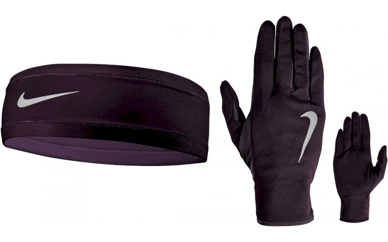 Nike Pack bandeau + gants Dry W pas cher