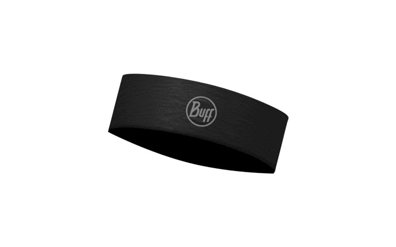 Buff Coolnet UV+ Slim Headband R-Solid Black pas cher